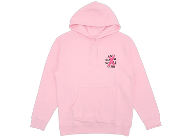 Anti Social Social Club Cancelled Hoodie Pink Next Step