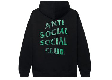 Anti Social Social Club Glitch Hoodie Black