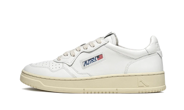 Autry Medalist Leather Low White