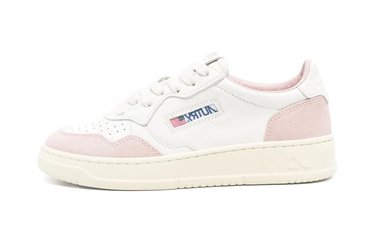 Autry Medalist Leather Low White Powder