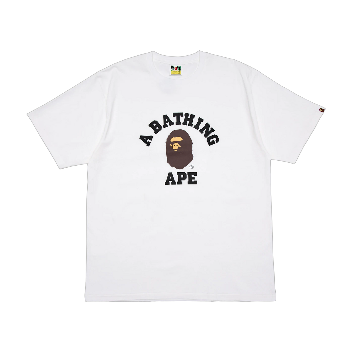 BAPE College T-Shirt White