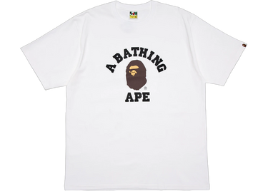 BAPE College T-Shirt White