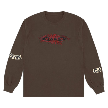Cactus Jack by Travis Scott Reverse Jack Long-Sleeve T-Shirt Brown