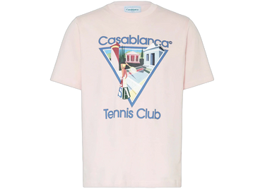 Casablanca Tennis Club Logo T-Shirt Nude Next Step