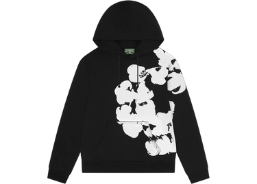 Denim Tears Big Cotton Wreath Hoodie Black