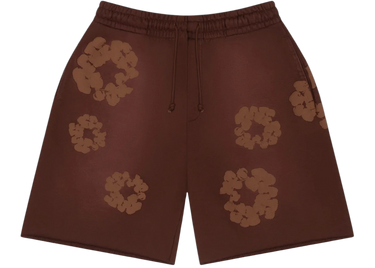 Denim Tears Mono Cotton Wreath Sweat Shorts Brown