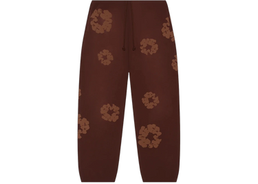 Denim Tears Mono Cotton Wreath Sweatpants Brown