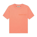 Camiseta Fear of God Essentials FW22 Coral Red oversized