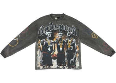 Godspeed Dreamteam 24 Long-Sleeve VVS T-Shirt Black Wash