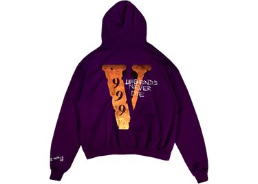 Juice Wrld x Vlone Legends Never Die Hoodie Purple