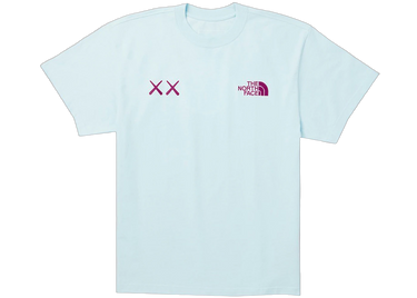 KAWS x The North Face T-Shirt Ice Blue