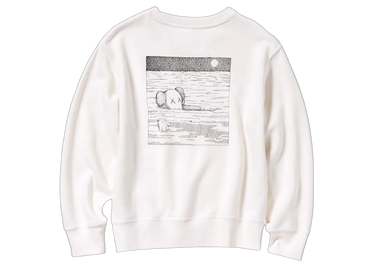 KAWS x Uniqlo Kids Longsleeve Sweatshirt (US Sizing) Off White Next Step