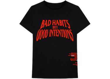 Nav x Vlone Bad Habits T-Shirt Black