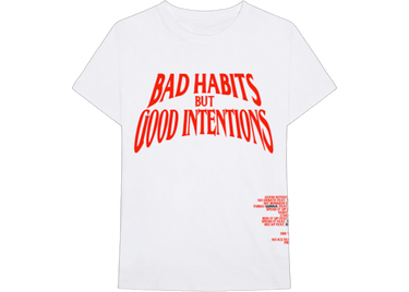 Nav x Vlone Bad Habits T-Shirt White