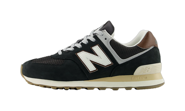 New Balance 574 Brown Dark Silver Metallic