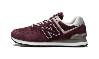 New Balance 574 Burgundy White