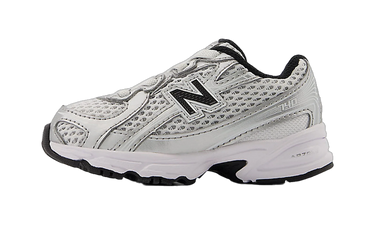 New Balance 740 Bungee Lace Silver Metallic Black (TD)