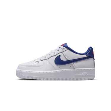 Nike Air Force 1 White Deep Royal Blue GS