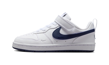 Nike Court Borough Low PS White Midnight Navy