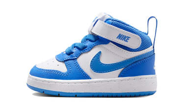 Nike Court Borough Mid 2 White Blue Crystal (TD)