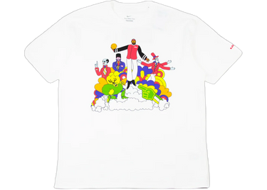 Nike LeBron James Heat Wave T-shirt White Next Step