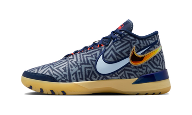 Nike LeBron NXXT Genisus Midnight Navy Soft Yellow Bright Crimson Light Armory Blue
