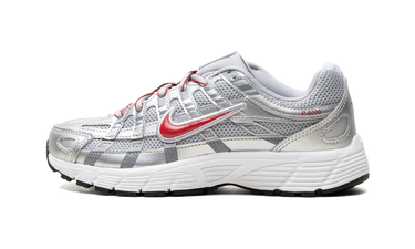 Nike P-6000 Metalic Silver Cool Red