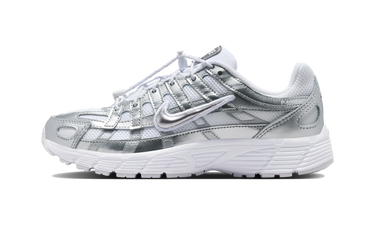 Nike P-6000 White Metallic Silver Vast Grey
