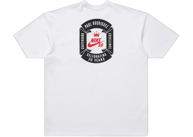 Nike SB Paul Rodriguez Max90 Skate T-shirt White Next Step