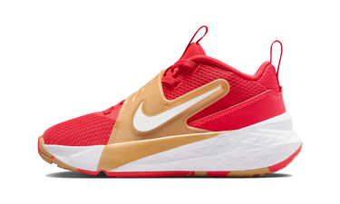 Nike Team Hustle D 12 University Red Metallic Gold (PS)