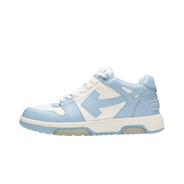 OFF-WHITE OOO Low Out Of Office Calf Leather White Light Blue