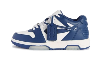 OFF-WHITE Out Of Office OOO Low Tops White Royal Blue
