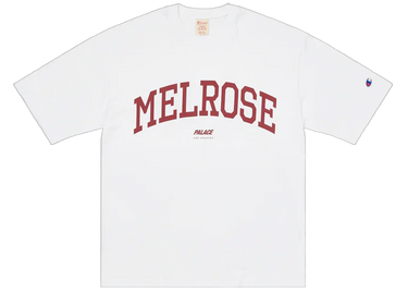 Palace Champion Shop Melrose T-shirt Los Angeles White