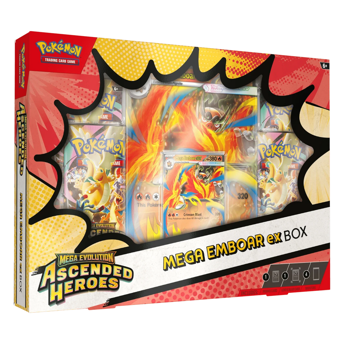 Pokémon TCG Ascended Heroes: Mega Emboar ex Box