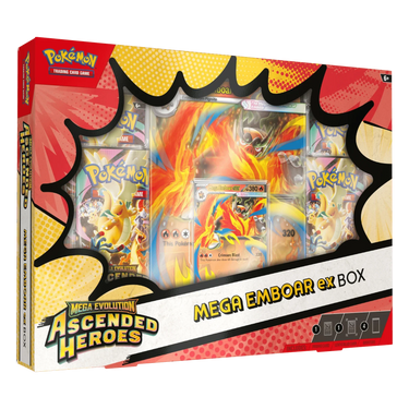 Pokémon TCG Ascended Heroes: Mega Emboar ex Box