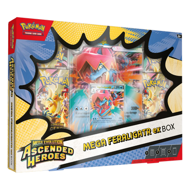 Pokémon TCG Ascended Heroes: Mega Feraligatr ex Box