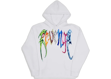 Revenge Trippie Arch Logo Hoodie White