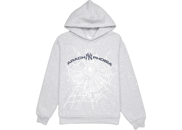 Sp5der Arach NY Phobia Hoodie Ash Grey