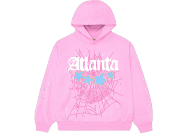 Sp5der Atlanta Hoodie Pink