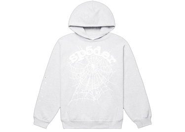 Sp5der OG Web Hoodie Heather Grey