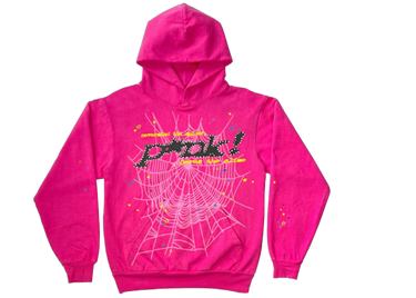 Sp5der P*NK Hoodie Pink