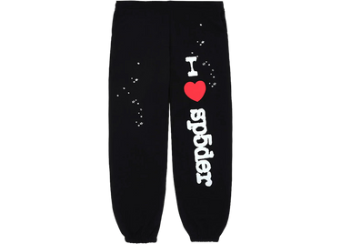 Sp5der Souvenir SP5 Sweatpants Black