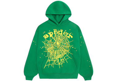 Sp5der Star OG Web V2 Hoodie Slime Green