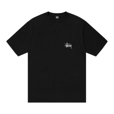 Stussy Basic Pigment Dyed Logo T-Shirt Black