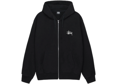 Stussy Basic Stussy Zip Hoodie Black Next Step