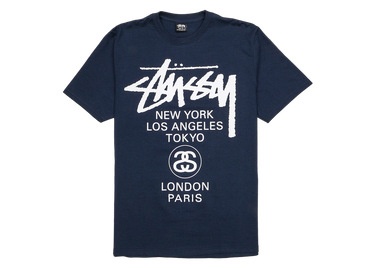 Stussy World Tour T-shirt Navy
