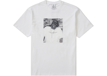 Supreme Air Jordan Biggie S S Top White