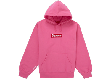 Supreme Box Logo Hooded Sweatshirt (FW25) Magenta