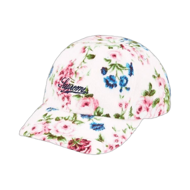 Supreme Floral Flannel 6-Panel White