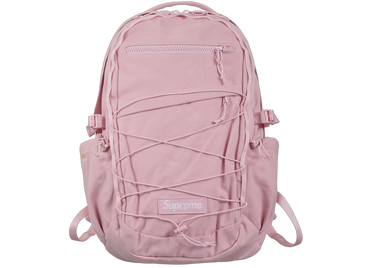 Supreme Logo Backpack (SS25) Light Pink